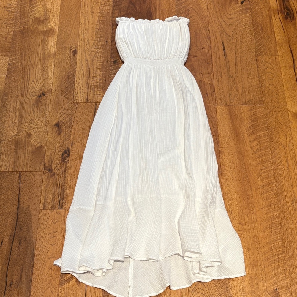 Drew Woman’s White Strapless Maxi Dress Size XS